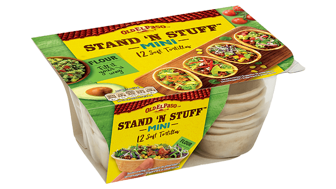 Stand 'N' Stuff mini tortillas